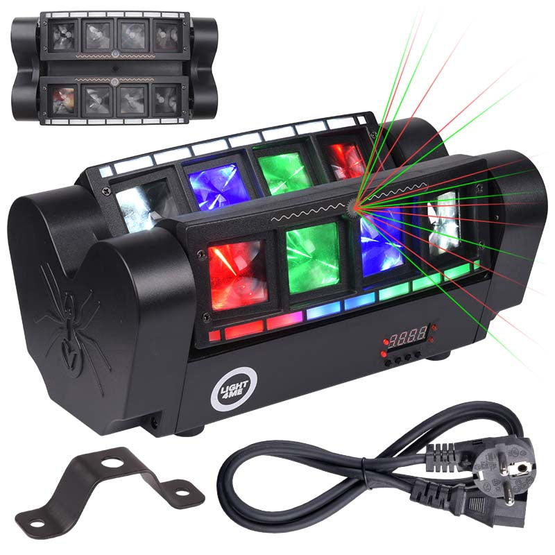 LIGHT4ME SPIDER STROBO LASER LED Light Effect