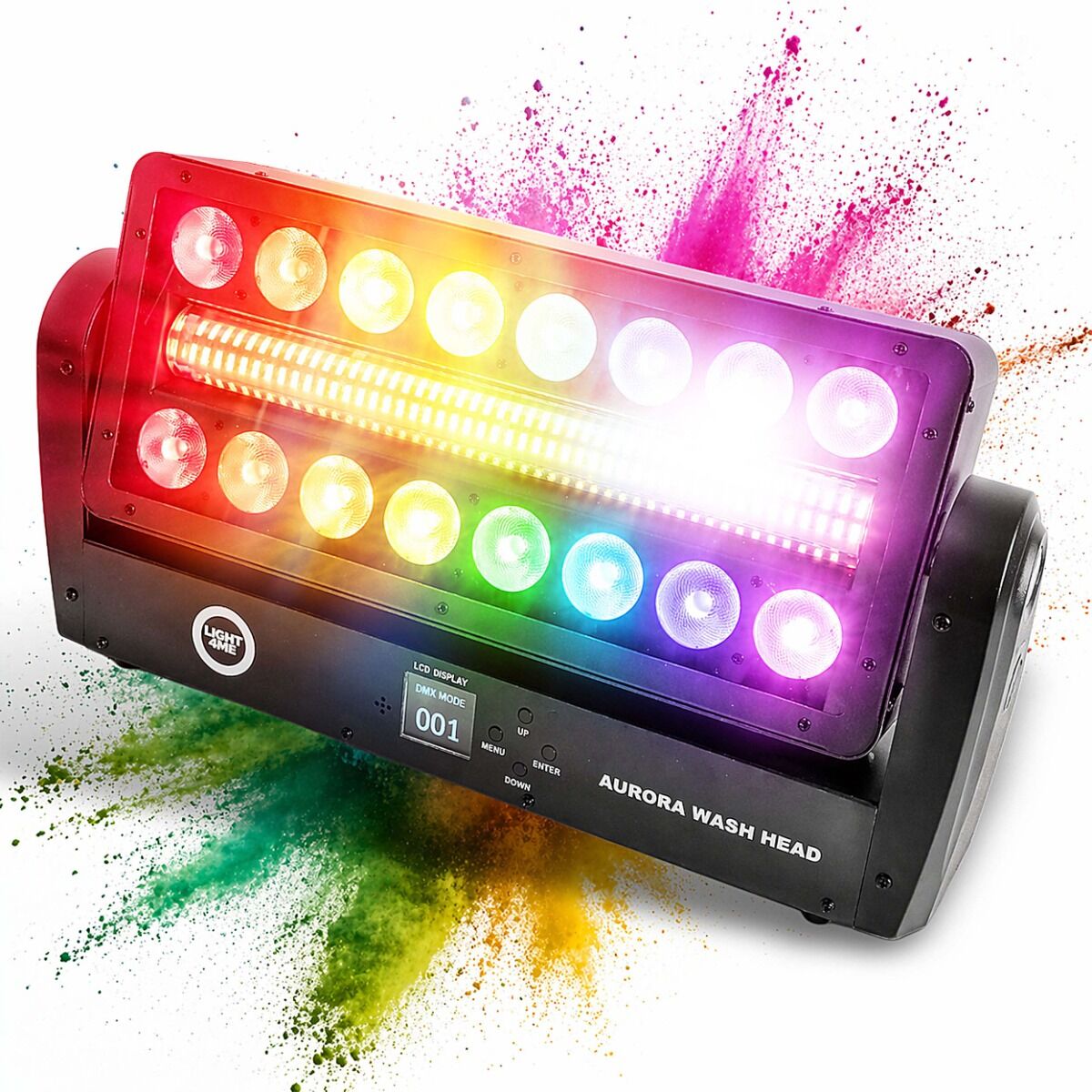 Light4Me Aurora Wash Moving Strobe