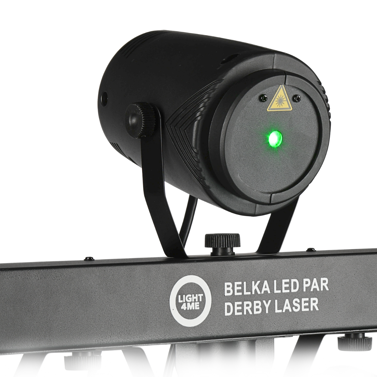 LIGHT4ME T-BAR LED PAR DERBY LASER Disco Light Multi-Effect Set