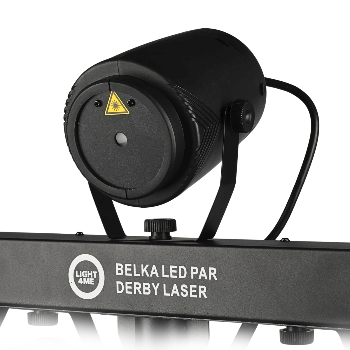LIGHT4ME T-BAR LED PAR DERBY LASER Disco Light Multi-Effect Set