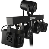 LIGHT4ME T-BAR LED PAR DERBY LASER Disco Light Multi-Effect Set