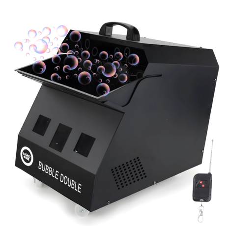 LIGHT4ME BUBBLE DOUBLE Bubble Machines 300W black