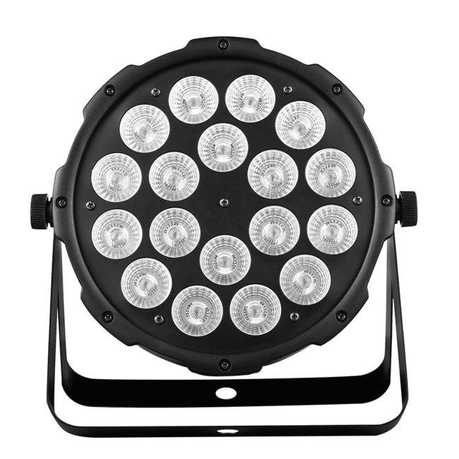 Light4Me Hexo PAR 18x12W RGBWA-UV LED PAR Spotlight