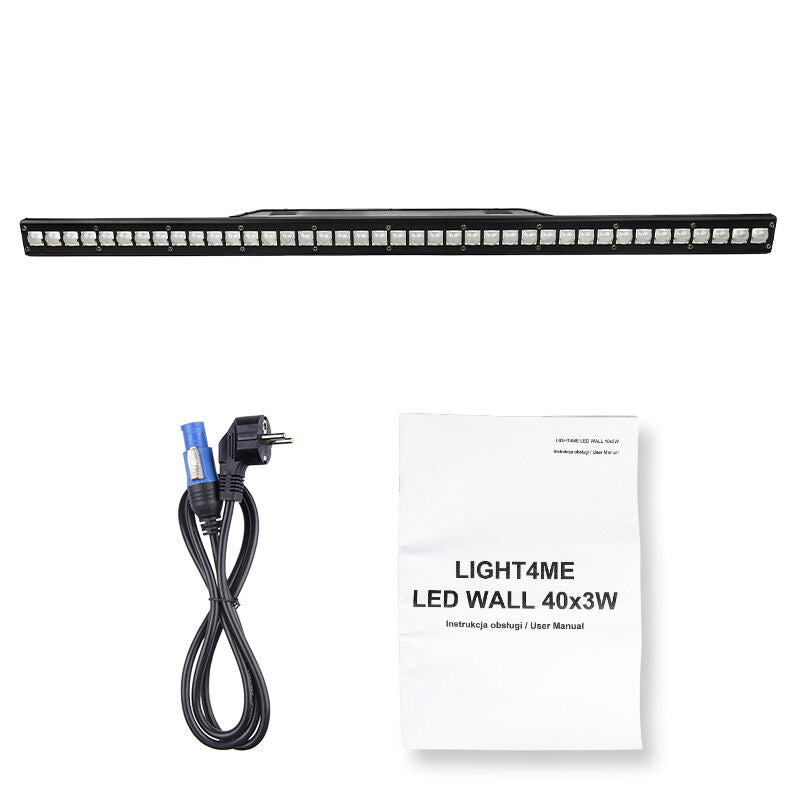 LIGHT4ME LED Wall 40x3W RGB light strip
