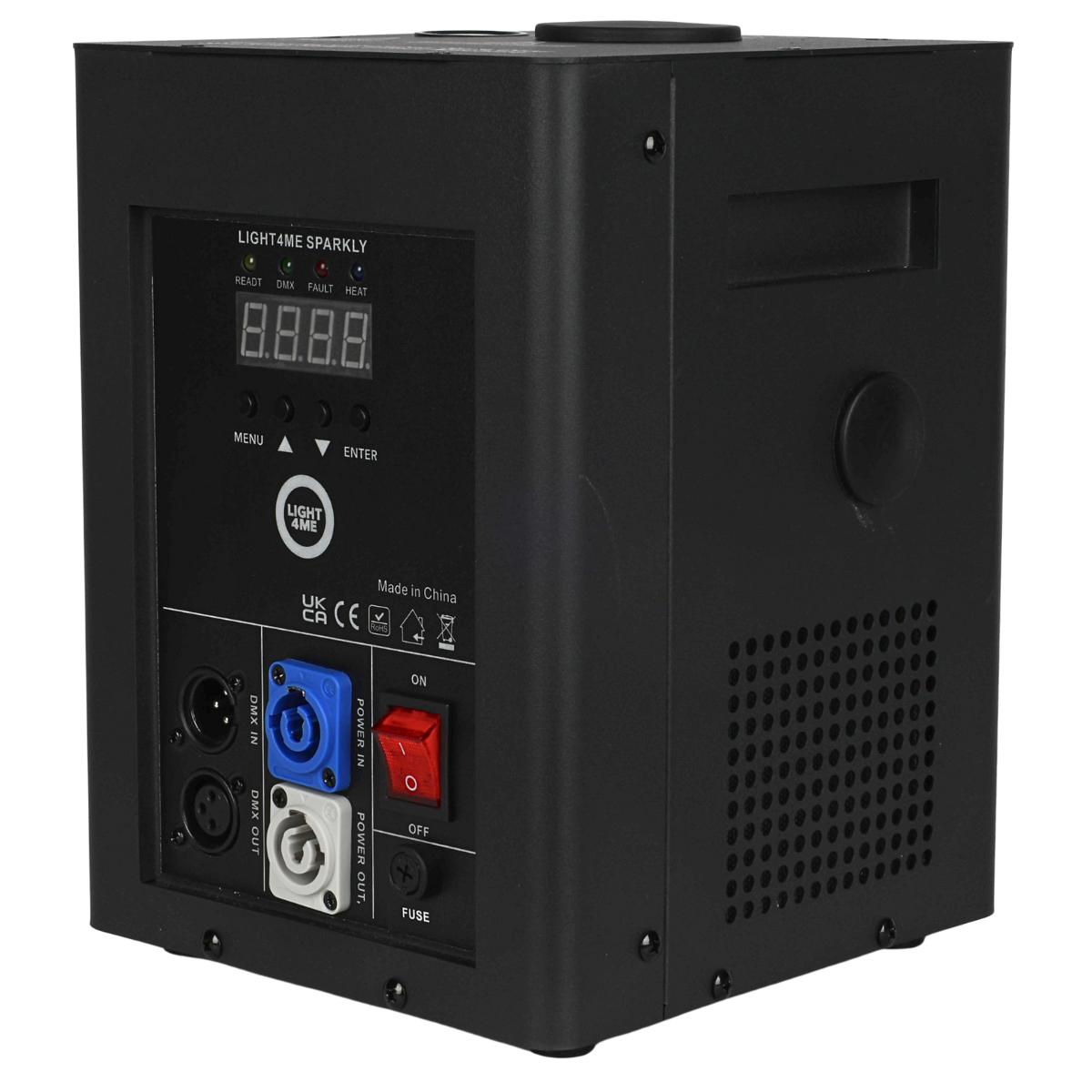 SPARKLY 600W Spark Generator – DMX, wireless remote control, up to 5 m spark effect