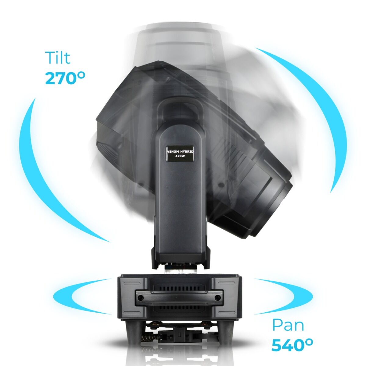 LIGHT4ME VENOM HYBRID 470W hybrid moving head