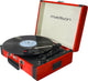 Madison Vintage Turntable with Bluetooth (Red)