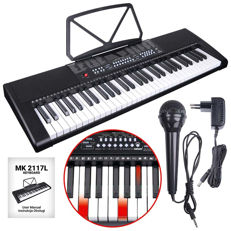 Children's Keyboards 61 Keys with LED