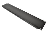 19" Black Rack Panel