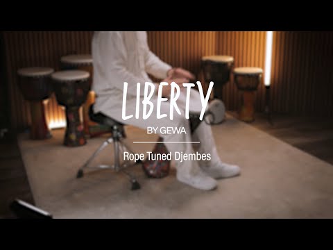 GEWA Djembe Liberty Series Rope Tuned - 7" Abstract