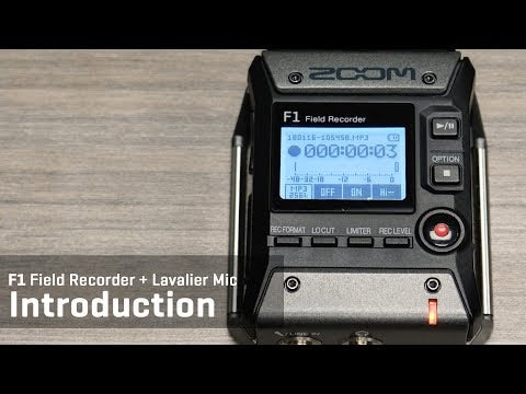 Zoom F1-LP Field Recorder + Lavalier microphone