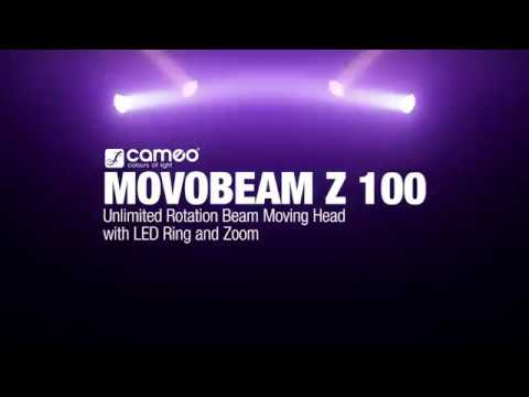 Cameo MOVO BEAM Z100 - Beam moving head with unlimited rotation, LED ring and zoom