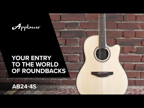 Applause E-Acoustic Guitars AB24II CS Mid Cutaway - Natural Satin (AB24-4S)