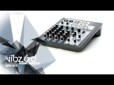 LD Systems VIBZ 6 D - 6-channel mixing console with DFX