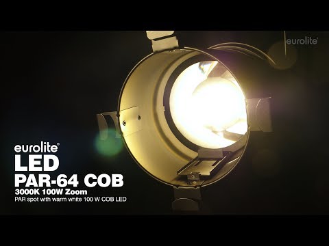 EUROLITE LED PAR-64 COB 3000K 100W Zoom
