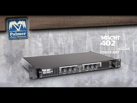 Palmer MACHT 402 - 19" stereo power amp for guitar