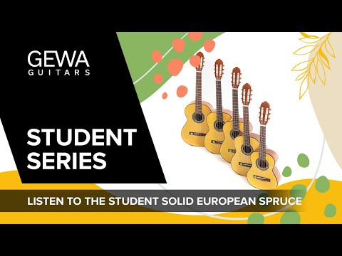 GEWA Classical guitar Student Solid Top - 1/4 Natural