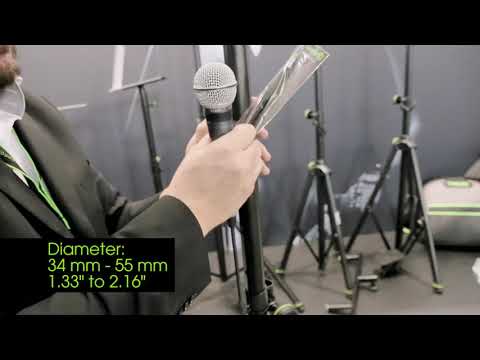 Gravity SA CC 35 B - Kabelclips til 35 mm højttalerstang