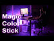 Ibiza Magic Color Stick RGB Floor Light (Black)