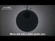 EUROLITE Mirror Ball 30cm black