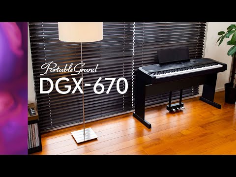 Yamaha DGX670 El Klaver (Hvid)