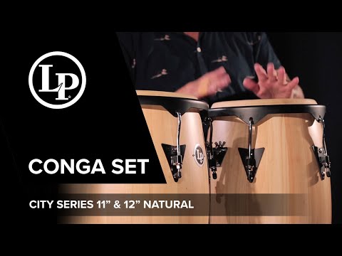 Latin Percussion City Series Conga Set - 11" & 12" (LP647NY-AW)