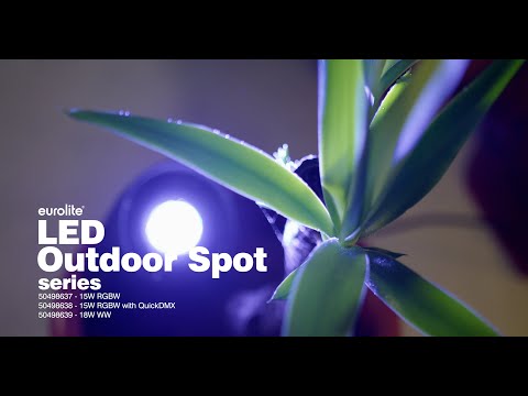 EUROLITE LED Outdoor Spot 18W WW with stake