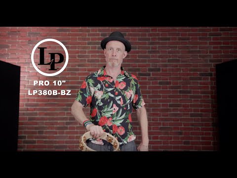 Latin Percussion Tambourine Pro 10 in Double Row - LP380B-BB (LP380B-BB)