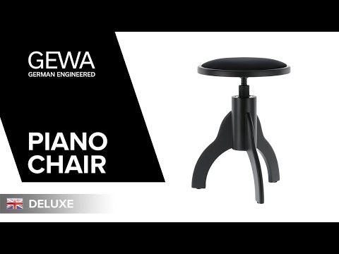 GEWA Piano Chair Deluxe - High-gloss black