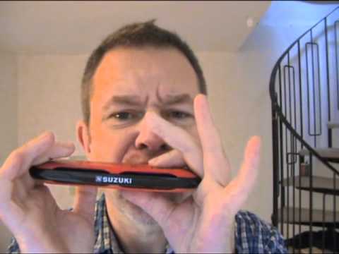 Suzuki AW-1 Airwave Harmonica (Blue)