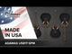 Adamas E-Acoustic Guitars ADAMAS U581T-FM Mid-Depth Non-Cutaway - Black Satin Copper Metal Flake (U581T-FM-G)