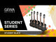 GEWA Classical guitar Student black - 3/4 size black