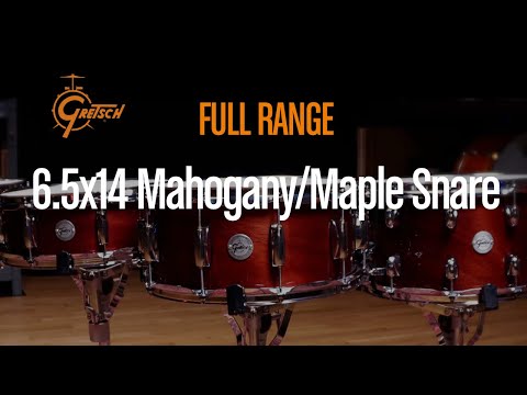 Gretsch Snare Drum Full Range Mahogany/Maple - 14x6.5" (S1-6514-MMG)