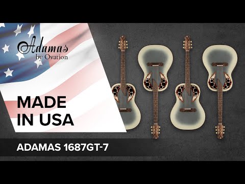 Adamas E-Acoustic Guitars 1687GT Deep Non-Cutaway - Reverse Beige Burst (1687GT-7-G)