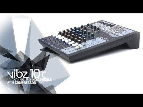 LD Systems VIBZ 10 C – 10-channel mixing console with compressor