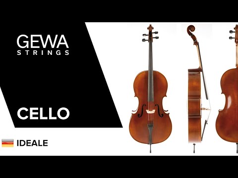 GEWA Cellos Ideale - 1/2 (Ready to play, incl. bag, carbon bow, Larsen Aurora strings, transport-secured)