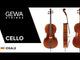 GEWA Cellos Ideale - 1/2 (Ready to play, incl. bag, carbon bow, Larsen Aurora strings, transport-secured)