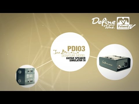 Palmer PDI 03 JB - Joe Bonamassa signature model guitar speaker simulator DI
