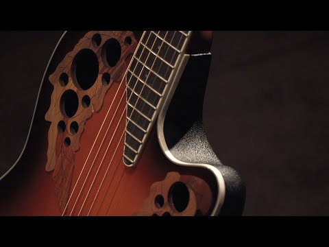 Ovation E-Acoustic Guitars Celebrity Elite Mid Cutaway - Sunburst (CE44-1-G)