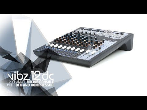 LD Systems VIBZ 12 DC - 12-channel mixing console with DFX and compressor