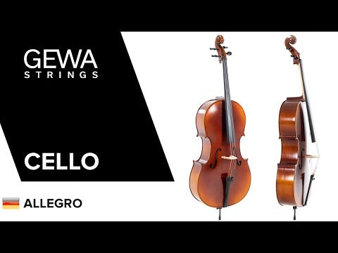 GEWA Cellos Allegro - 1/4 (Ready to play incl. bag, carbon bow, Larsen Aurora strings)