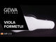 GEWA Viola shaped case Air 2.0 - Black high-gloss (with side handle)