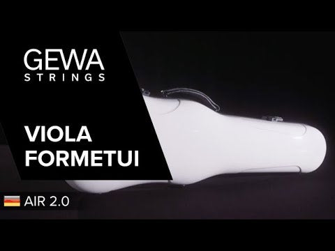 GEWA Viola shaped case Air 2.0 - White high-gloss (with side handle)
