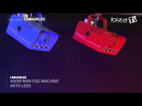 Ibiza Fog Machine with Fire/Flame Effect (Black)