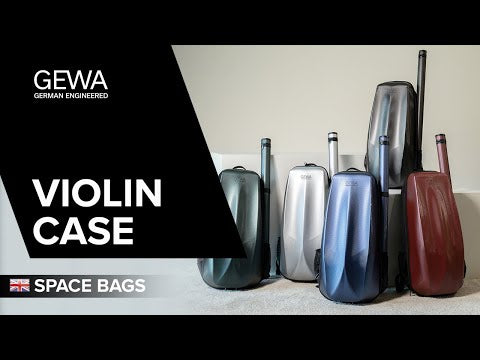 GEWA Backpack for Violins case Space Bag - Blue 4/4 - 3/4 (33 x 67 (with bow case 79 ) x 19 cm)