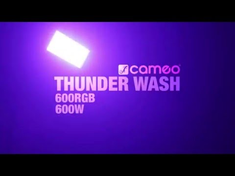 Cameo THUNDER® WASH 600 W - 3-in-1 strobe, blinder and wash light 648 x 0.2 W white light
