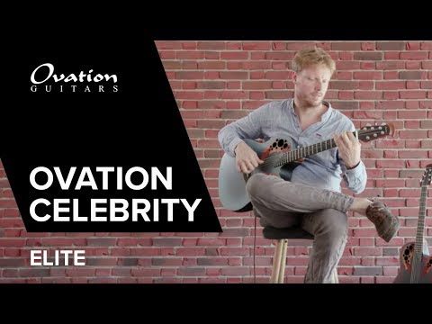 Ovation E-Acoustic Guitars Celebrity Elite Mid Cutaway - Reverse Blue Burst (CE44-RBB-G)