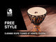 Toca Djembe Freestyle Rope Tuned - African Sunset (SFDJ-9AFS)