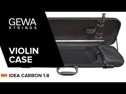 GEWA Violins case Idea 1.8 - Carbon (with side handle)