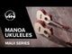 GEWA Soprano ukulele Manoa M-SO - Soprano (Sapelli matt)